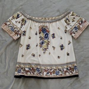 Off the shoulder blouse